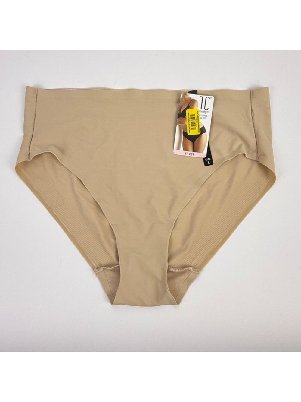 TC Fine Intimates Edge Hi-Cut Panties Warm Beige Size L